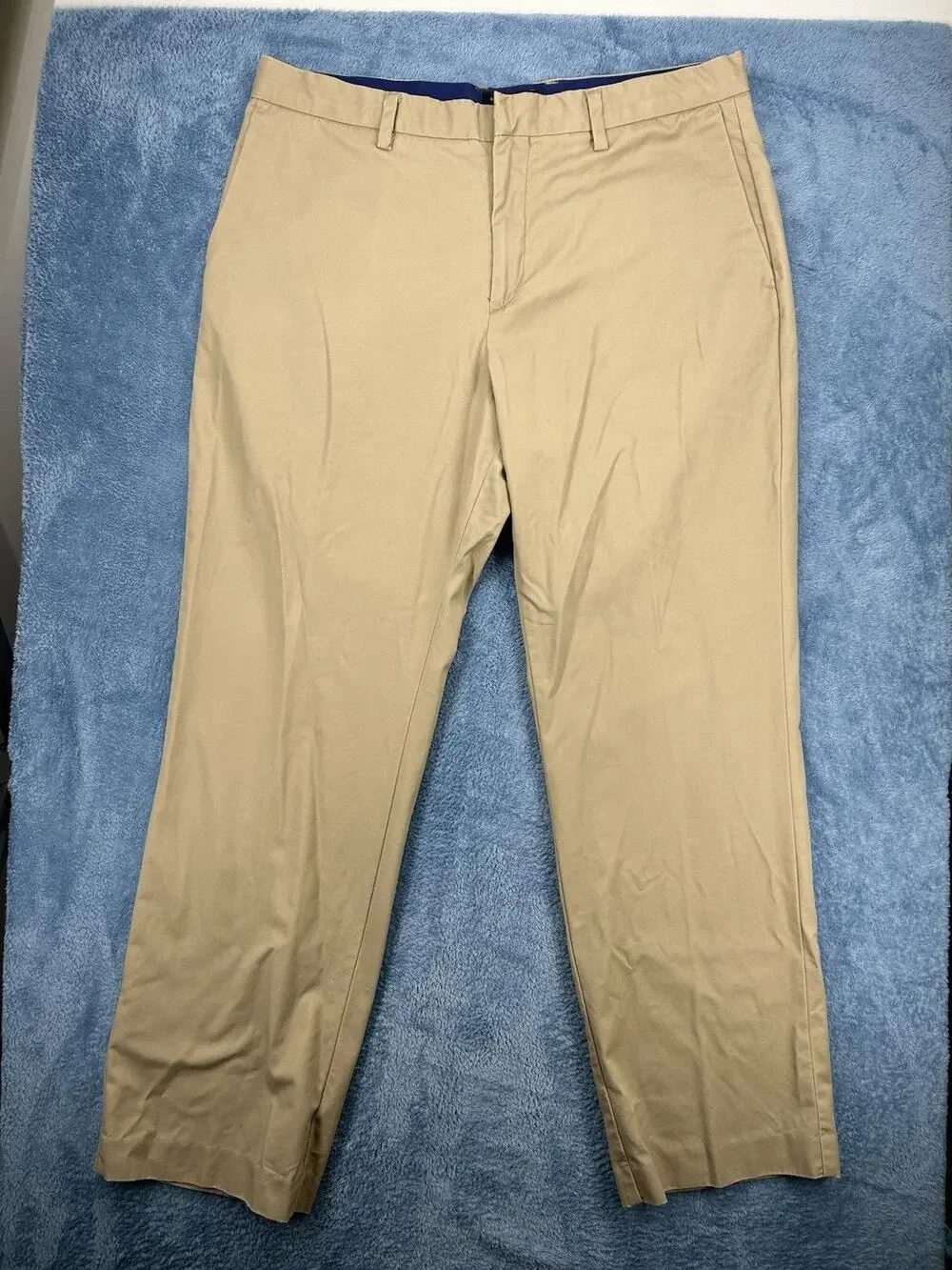 Banana Republic Pants Mens 38x32 Beige 100% Cotton Tailored Slim